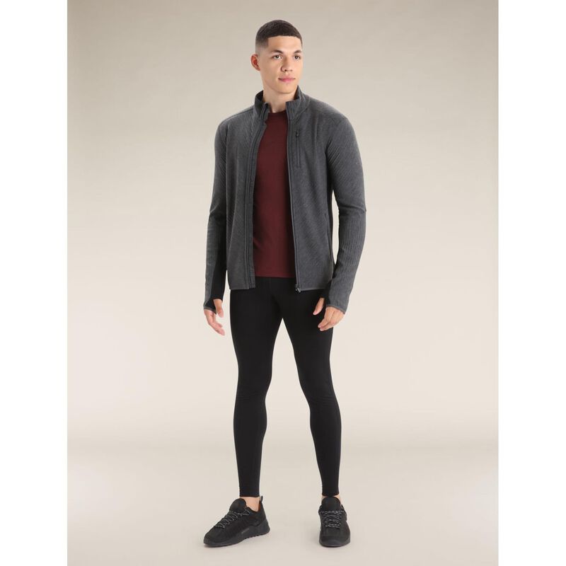Icebreaker M Merino Descender LS Zip image number 3